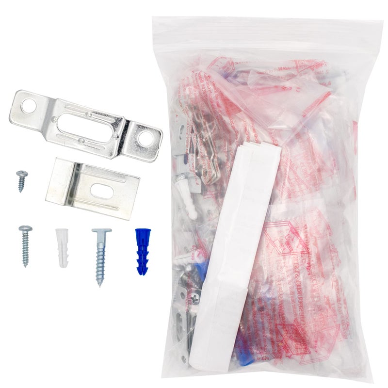 ArtRight T-Lock security hangers locking hardware set for (25) wood or aluminum picture frames plus free HARDENED wrench! ArtRight - Image 2